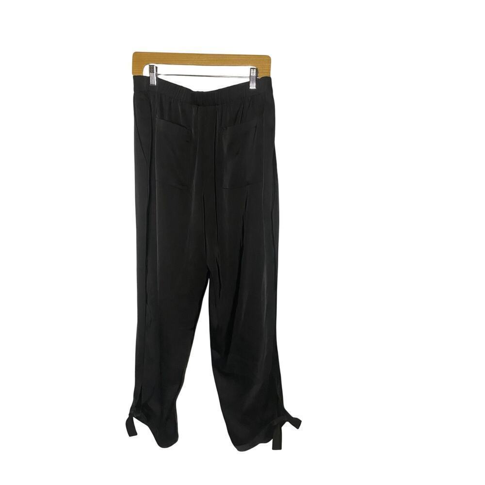Etcetera Black Satin Pants Size 8